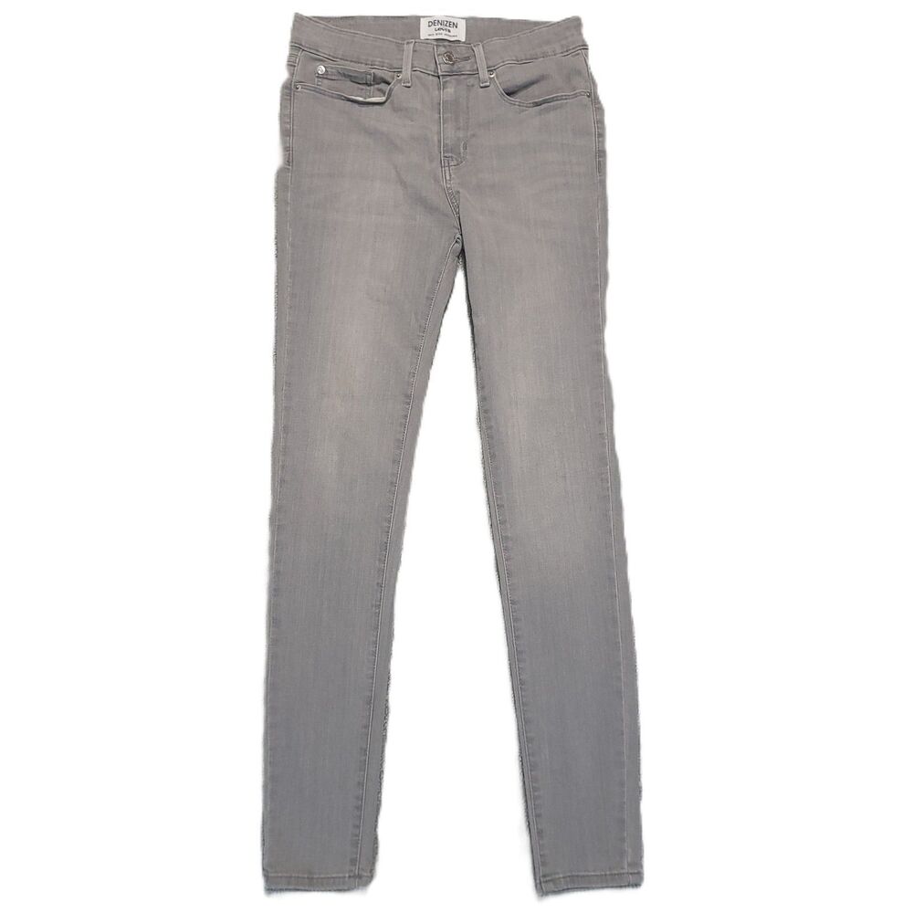 Levi's Denizen Mid Rise Jegging Womens 5 M Stretch Gray Denim Jeans